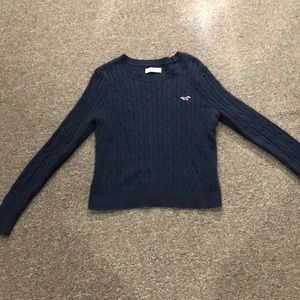 Hollister navy blue sweater